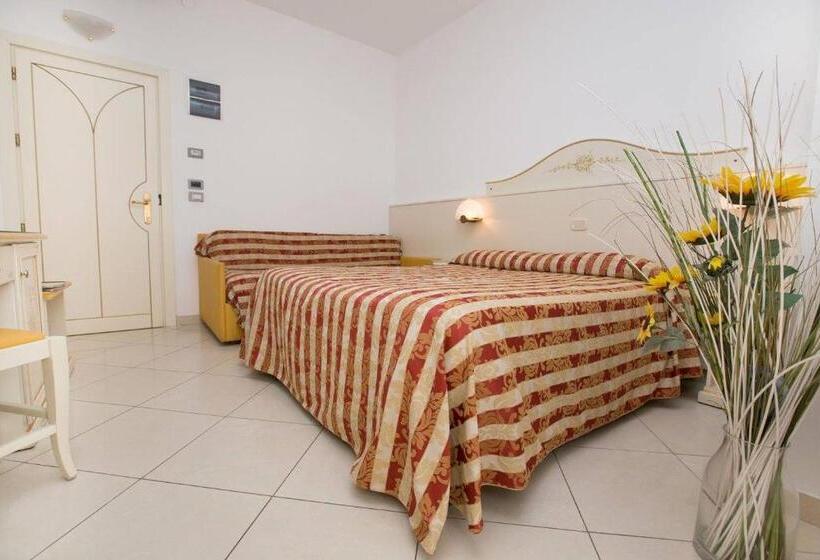 Habitación Triple Estándar Vista Mar, B&b Metropols Sottomarina