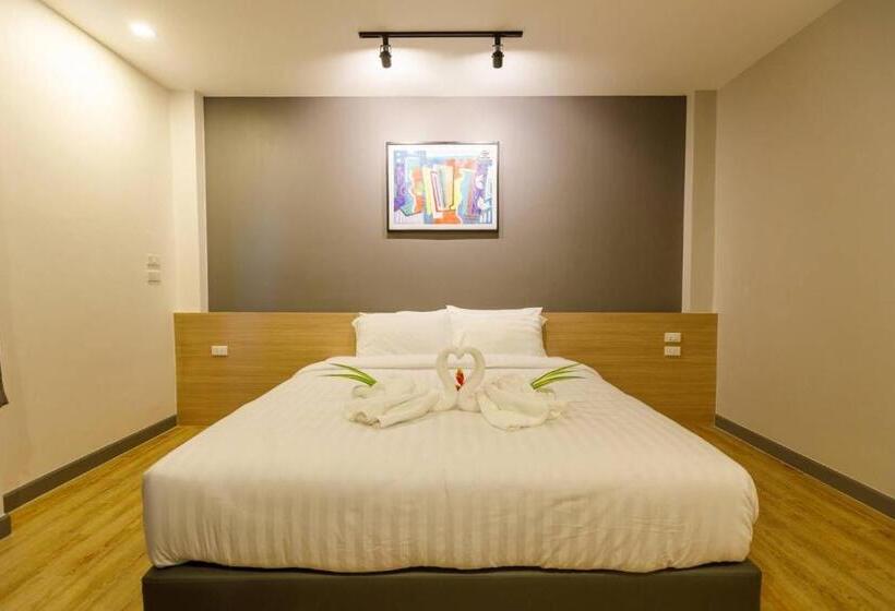 חדר סטנדרט עם מיטת קינג, โรงแรม เดอะโมเดล การ์เด้น