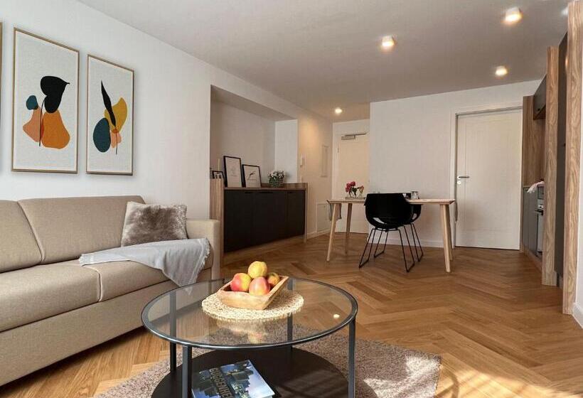 침실 1개 테라스 아파트, Living Timeless   Adler Apartments Sasbachwalden