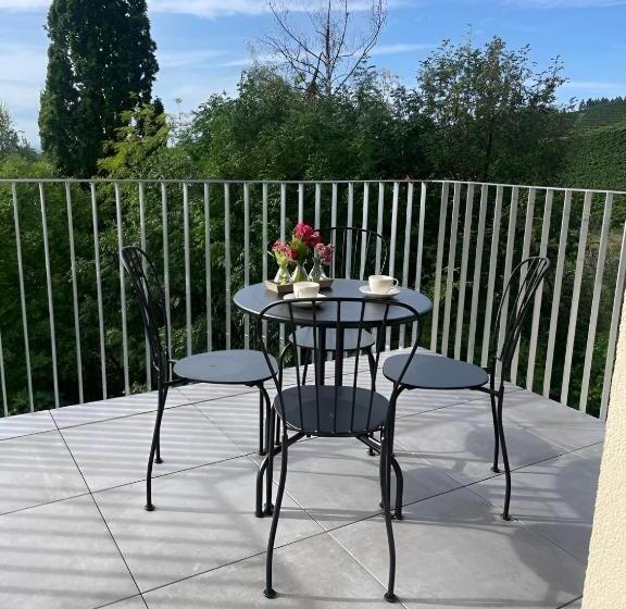 발코니가 있는 스위트, Living Timeless   Adler Apartments Sasbachwalden