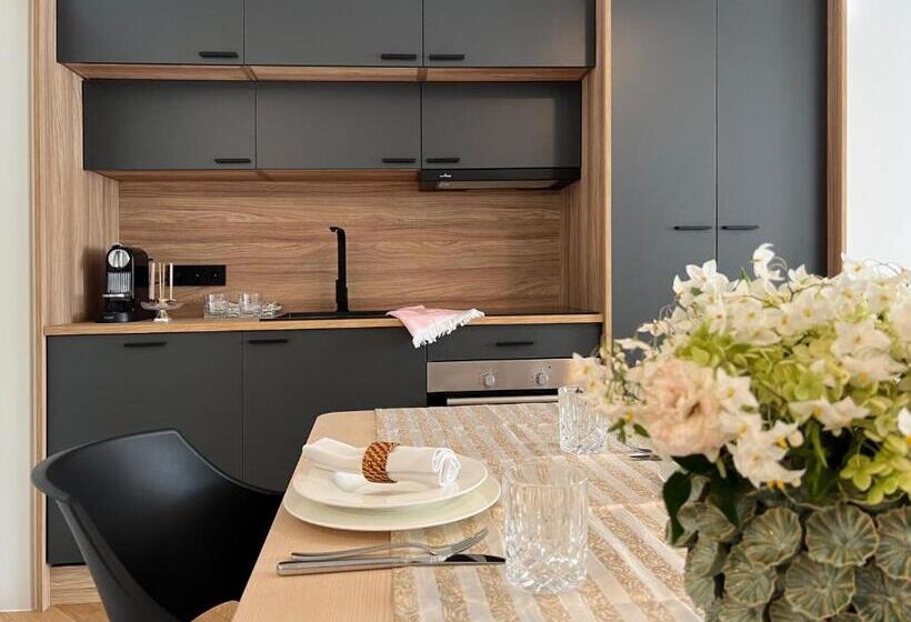 테라스 스위트, Living Timeless   Adler Apartments Sasbachwalden