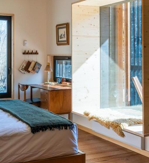 חדר דחוקס עם מיטת קינג, Eastwind Hotel Oliverea Valley