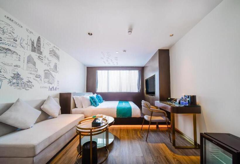 스탠다드 싱글 룸, Pengke Boutique Hotel   Sungang Sunway Station