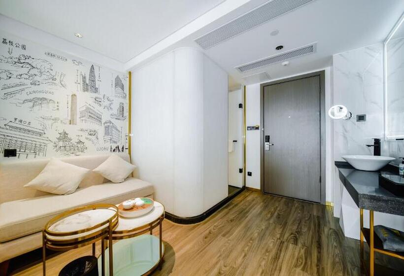 스탠다드 룸, Pengke Boutique Hotel   Sungang Sunway Station