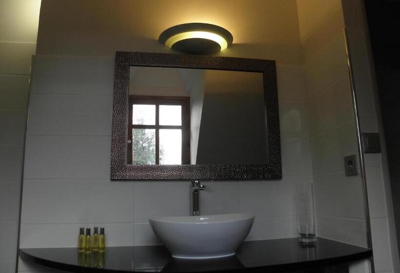 غرفة قياسية رباعية مطلة على الحديقة, Le Presbytère De Brectouville