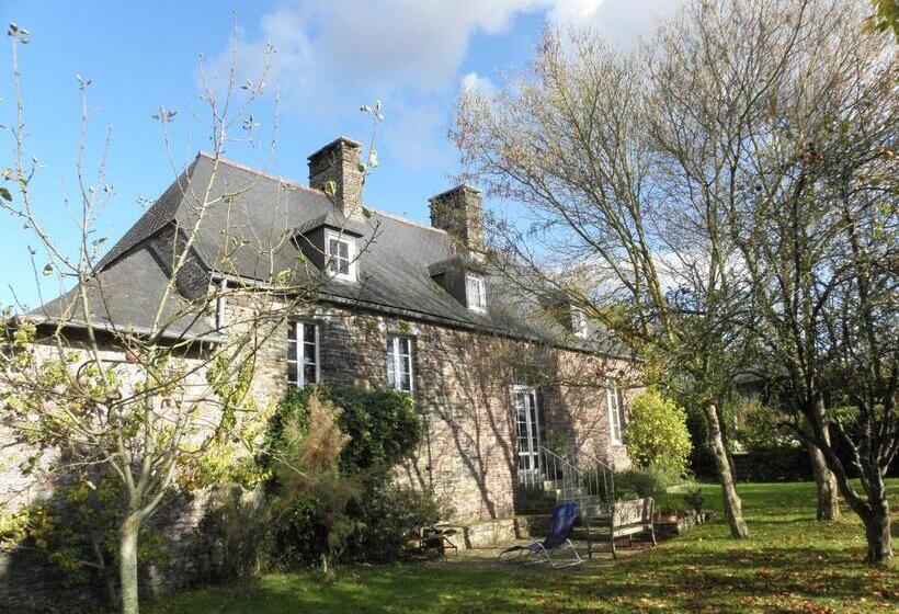 غرفة قياسية رباعية مطلة على الحديقة, Le Presbytère De Brectouville