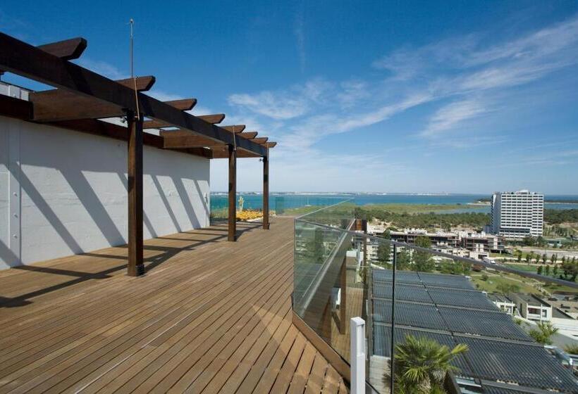 1ベッドルームペントハウスアパート, Aqualuz Troia Rio by The Editory