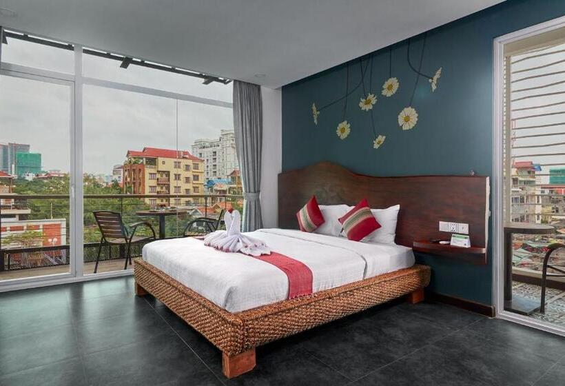 اتاق پریمیوم با بالکن, Monsoon Bassac