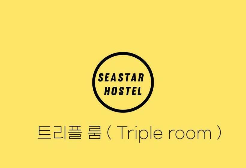 Quarto Triplo Estandar, Sea Star Hostel Yeosu