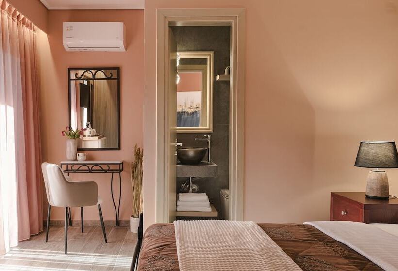 חדר דלוקס צדדי נוף לים, Paramithenio Village Beach Resort & Spa