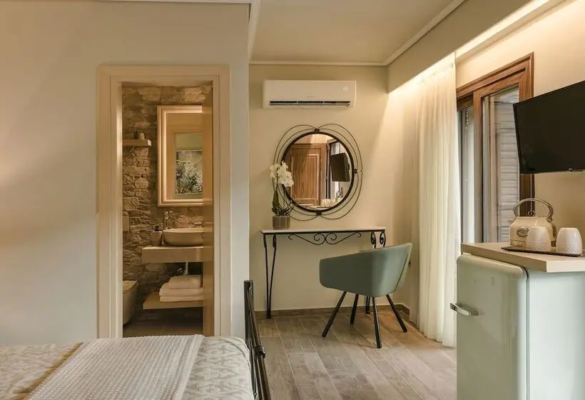 Deluxe-huone Sivuttainen Merinäkymä, Paramithenio Village Beach Resort & Spa
