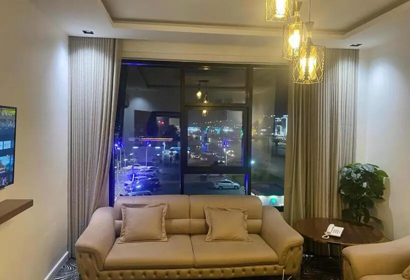 庭の見える１ベッドルームアパートメント, Sun Set Hotel فندق سن ست