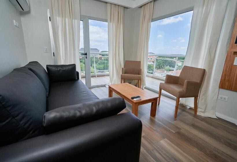 带1个卧室的带海景的公寓, Terrazas Ostende Apart