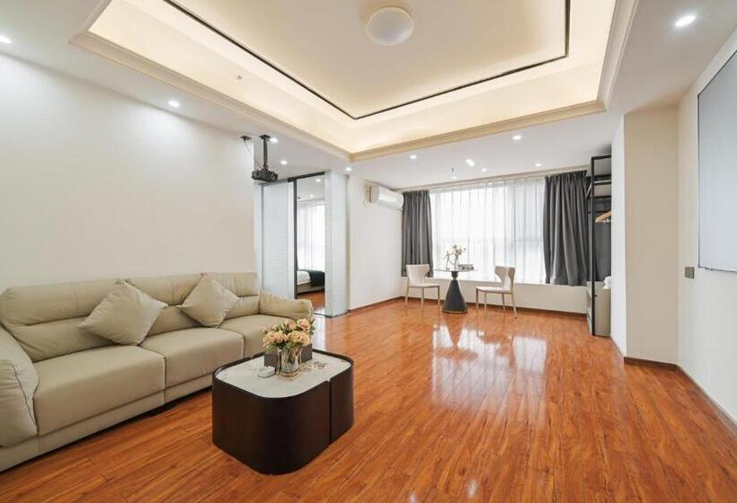 Apartamento 2 Dormitórios, East Maple International Apartment   Guangzhou Luogang Wanda Plaza Suyuan Metro Station