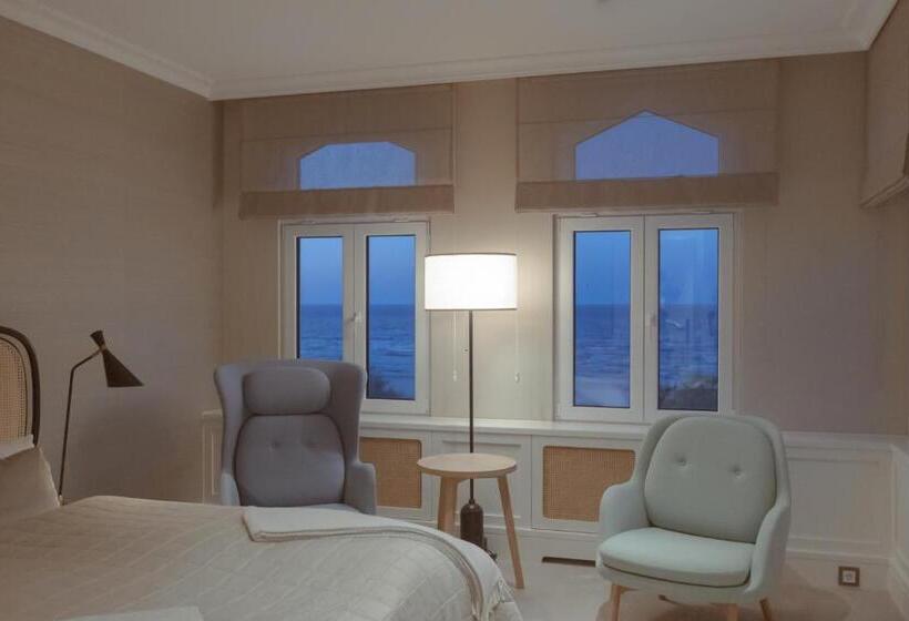 اتاق استاندارد با چشم‌انداز دریا, Strandhotel Ostende