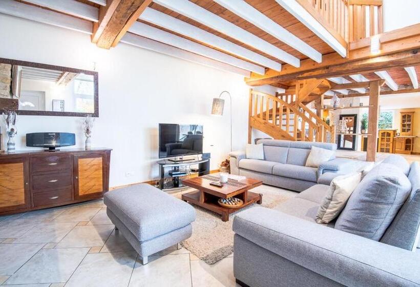 בית, חדר שינה 1, Country House Les Romarins   14 Pers