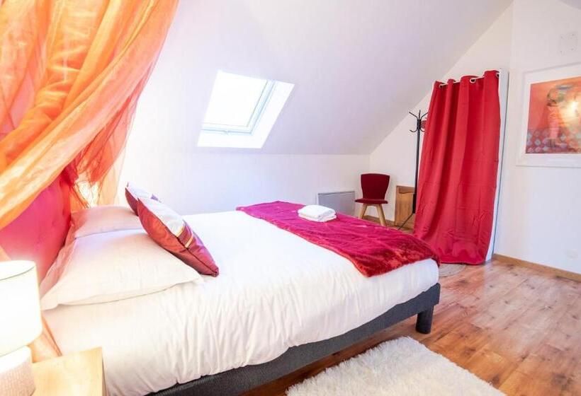 בית, חדר שינה 1, Country House Les Romarins   14 Pers