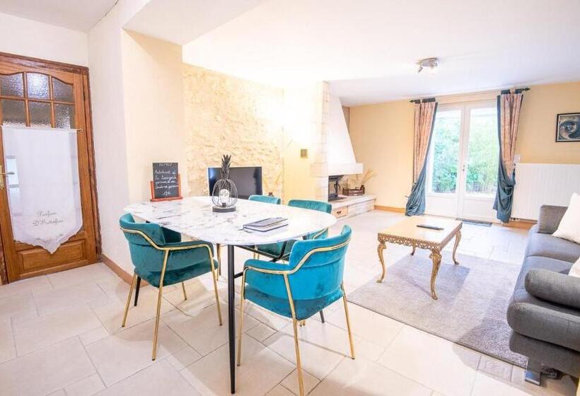 בית, חדר שינה 1, Country House Les Romarins   14 Pers