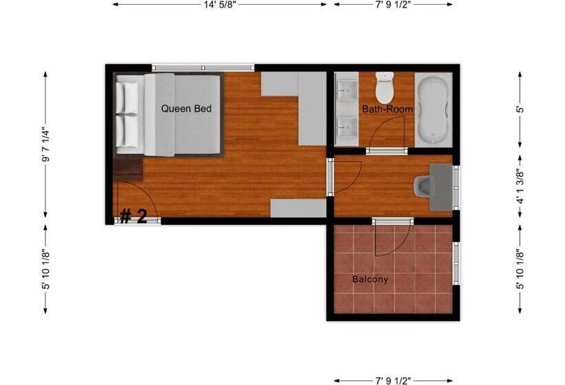 带2个卧室的套房, Lipton Place By Elegant Waterfront