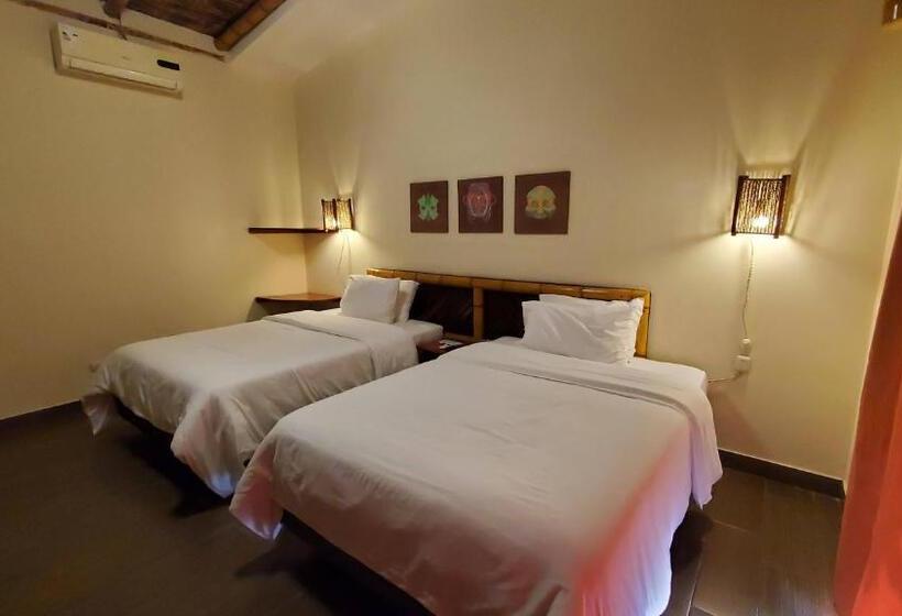 ２ダブルベッドのスタンダードルーム, Nativa Bambu Ecolodge