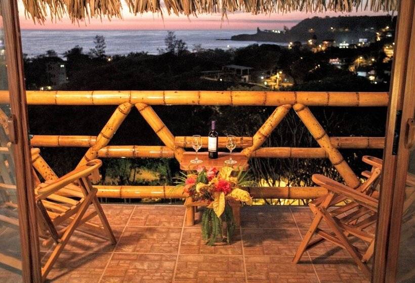 اتاق لوکس با بالکن و چشمانداز دریا, Nativa Bambu Ecolodge