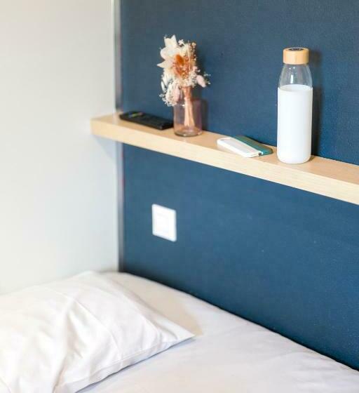 غرفة قياسية فردية, Eklo Hotels Le Havre