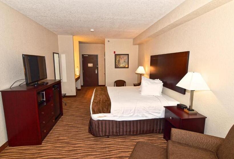 장애인을 위한 킹사이즈 침대 스탠다드 룸, Cobblestone Inn & Suites   Clarion
