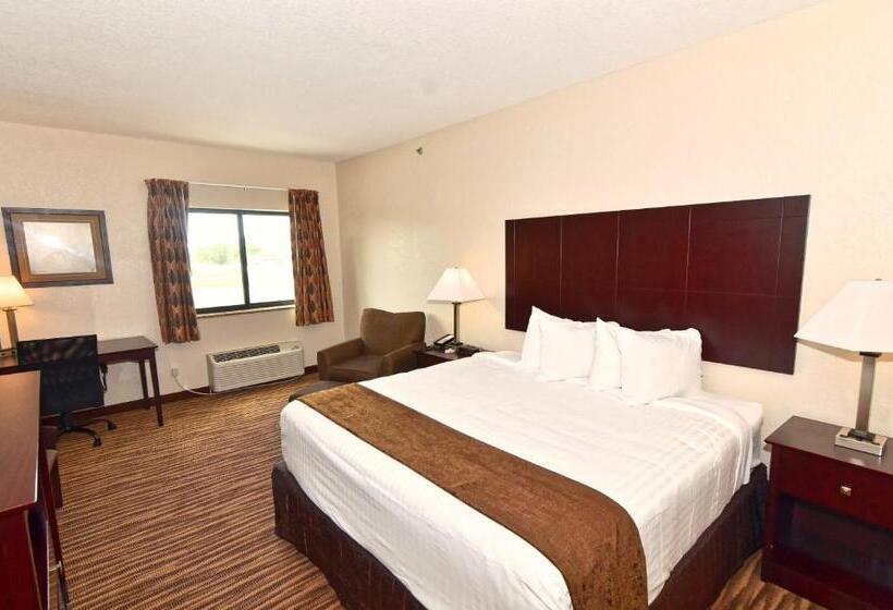 带大床的标准工作室, Cobblestone Inn & Suites   Clarion