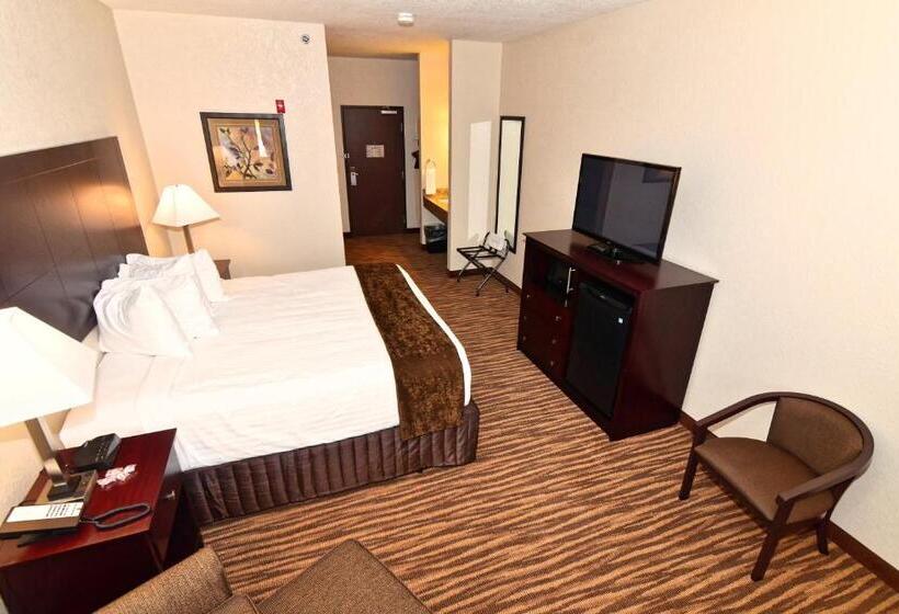 带大床的标准工作室, Cobblestone Inn & Suites   Clarion