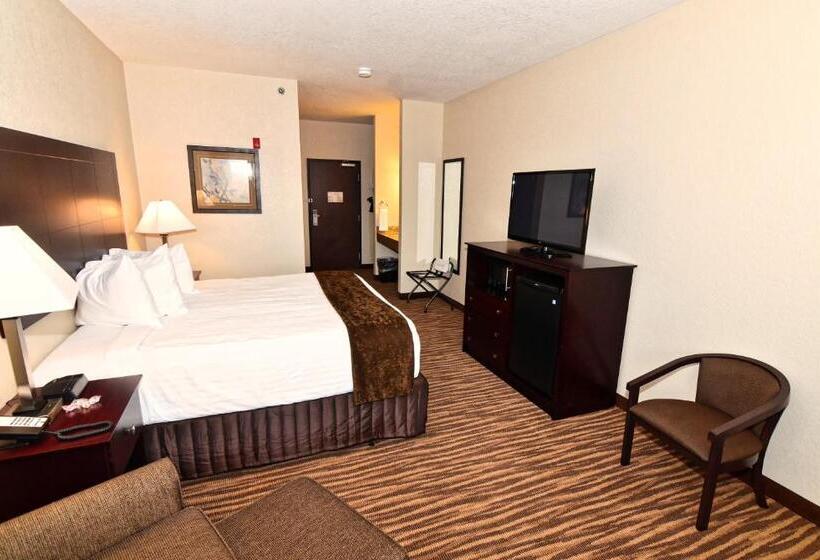 带大床的标准工作室, Cobblestone Inn & Suites   Clarion