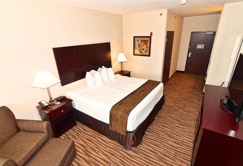 带大床的标准工作室, Cobblestone Inn & Suites   Clarion