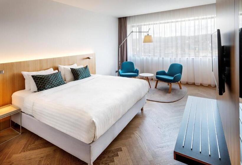 带大床的标准间, Courtyard By Marriott Brno