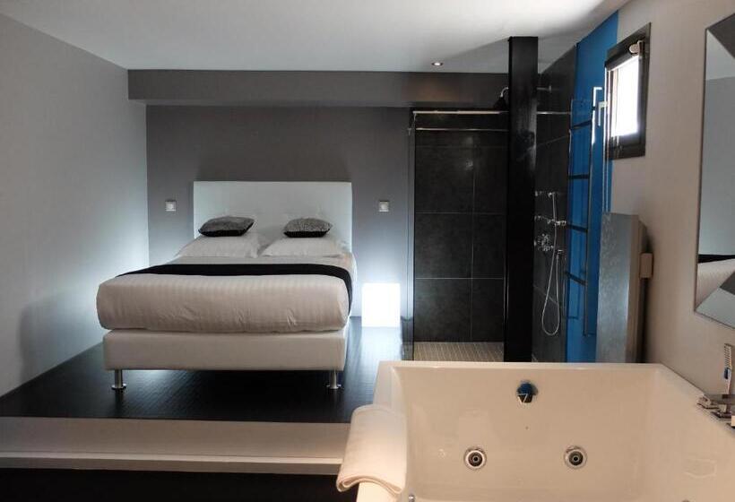 标准间带漩涡浴缸, Be Loft B&b Pool & Spa