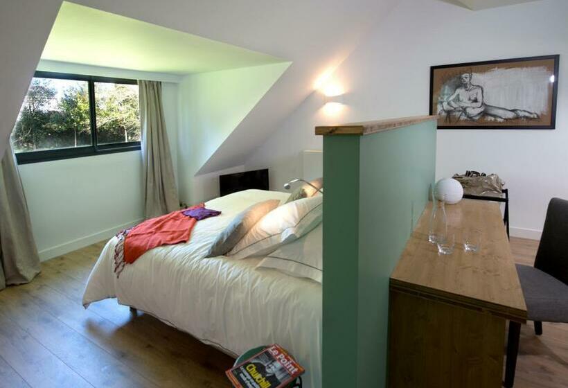 套房带园景, Manoir Des Eperviers