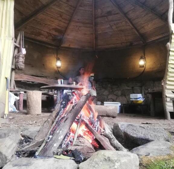 וילה דלוקס חדר שינה 1, Finca Hostal Bolivar   Casa Maracuya