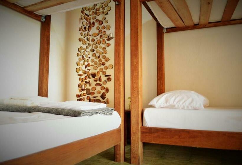 共用房间的床, Casa Kayam Hostal Y Residencia Artística