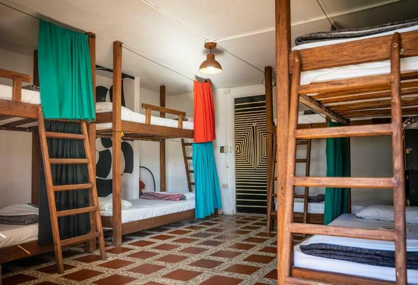 共用房间的床, Casa Kayam Hostal Y Residencia Artística