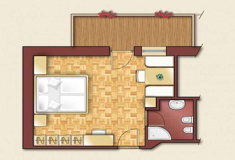 חדר קומפורט, Alpin Stile