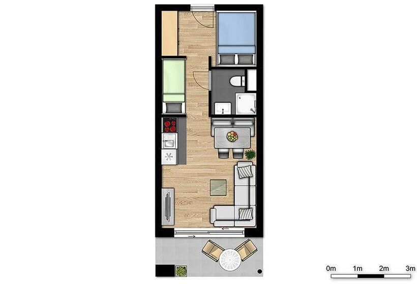 شقة عائلية, Green Resort Limburg