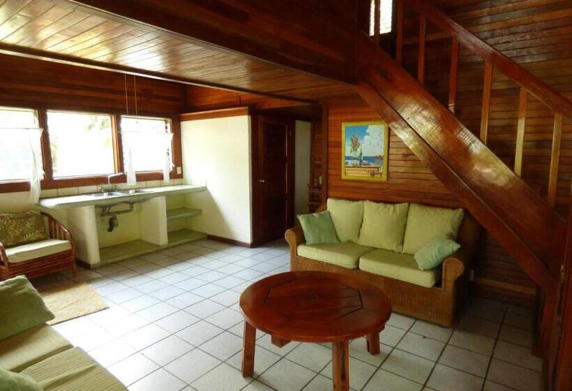 اتاق خانوادگی با چشمانداز دریا, Corcovado Beach Lodge