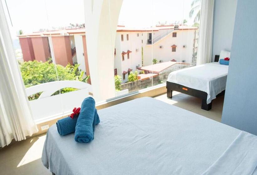 غرفة قياسية حمام مشترك, Room2board Hostel And Surf School