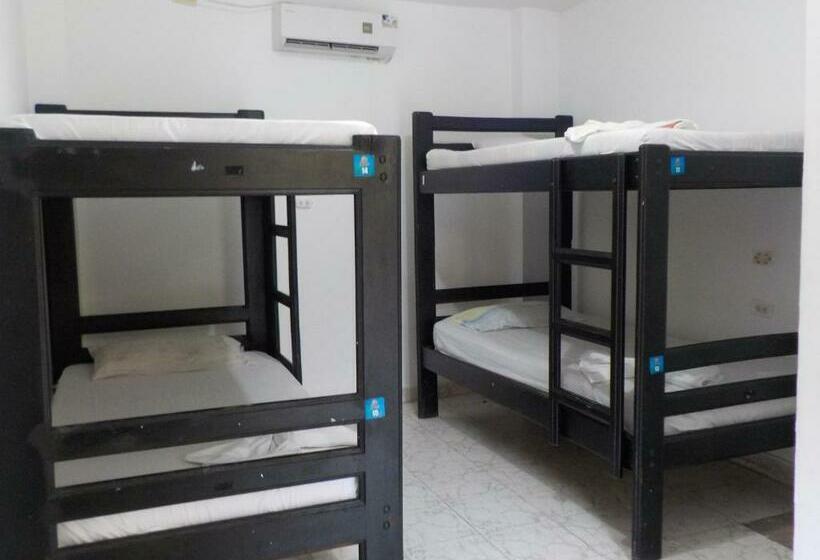 共用房间的床, Hostel Nirvana Taganga