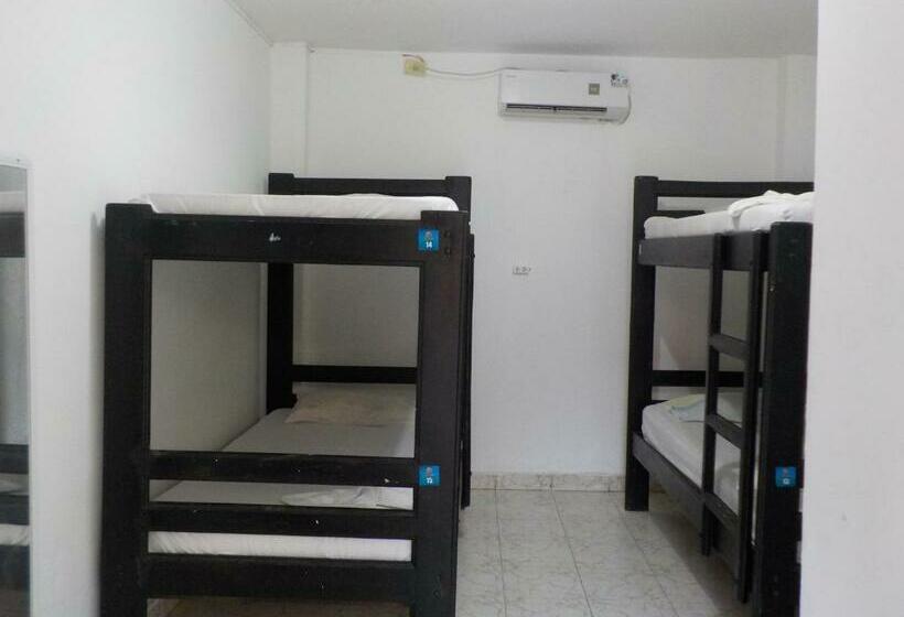 共用房间的床, Hostel Nirvana Taganga