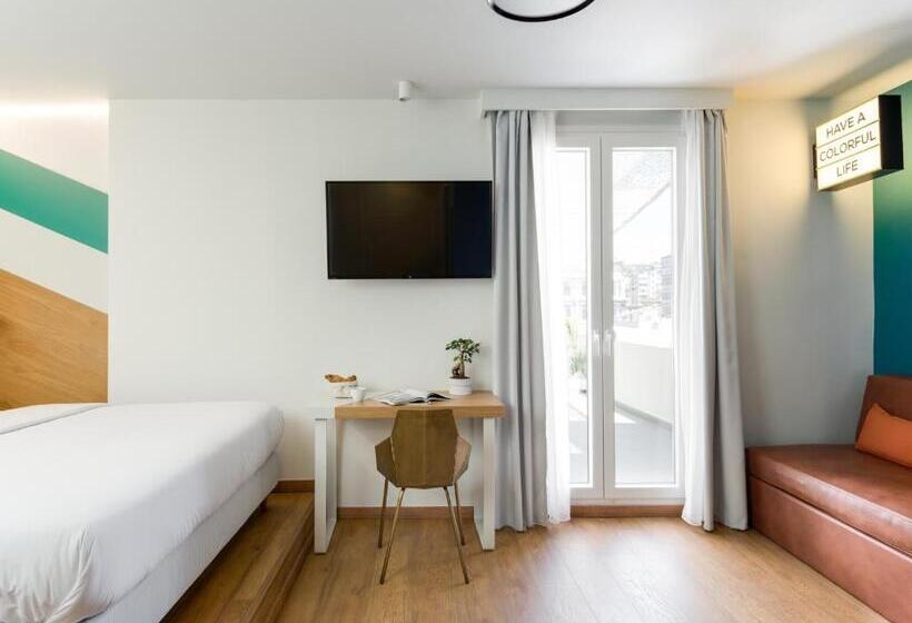 غرفة ديلوكس مزودة بتراس, Colors Urban Hotel Thessaloniki