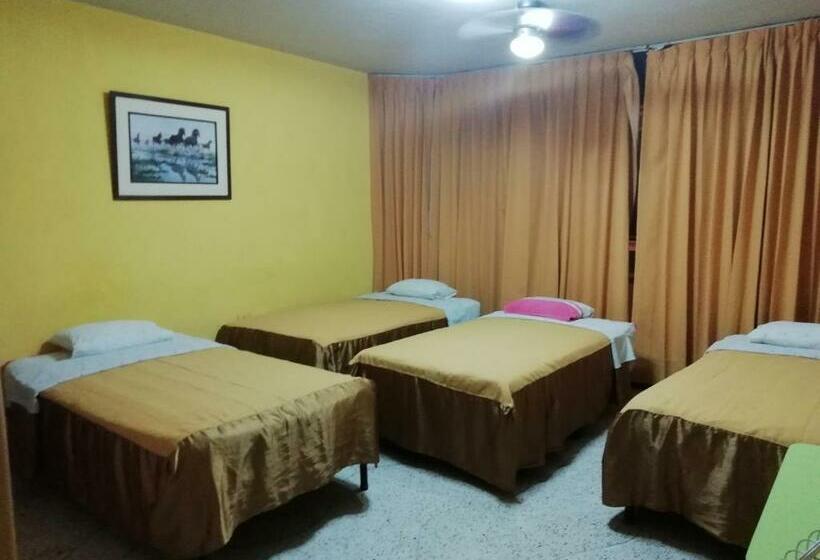 اتاق استاندارد چهار تخته, Hospedaje Oasis