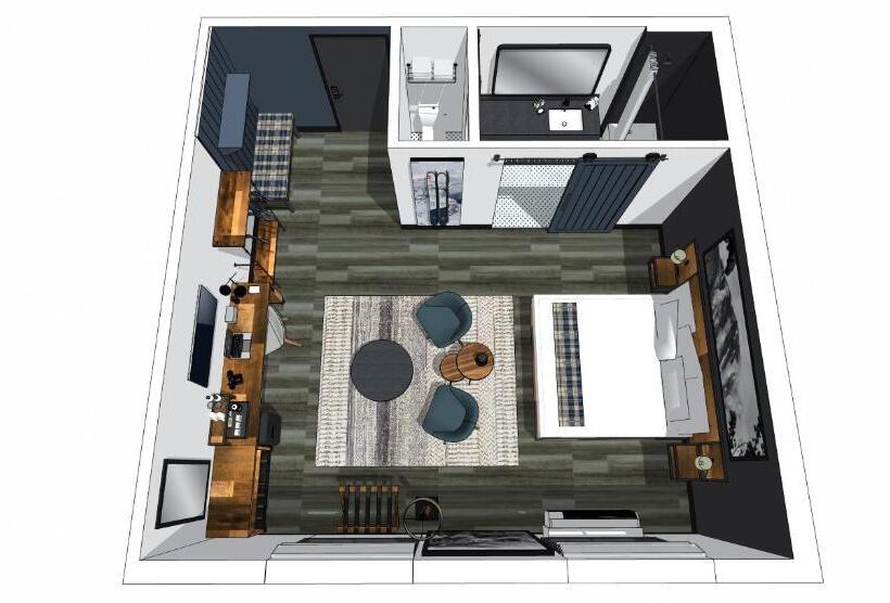 デラックスの4人部屋, Gravity Haus