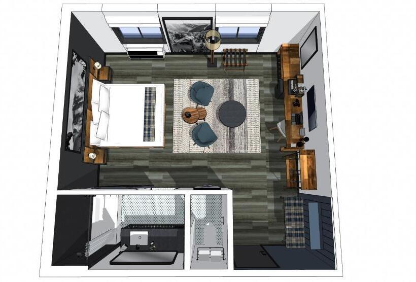 デラックスの4人部屋, Gravity Haus