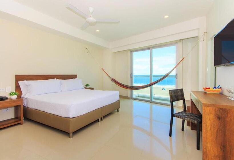 חדר סטנדרט נוף לים עם מרפסת, Summer Frente Al Mar