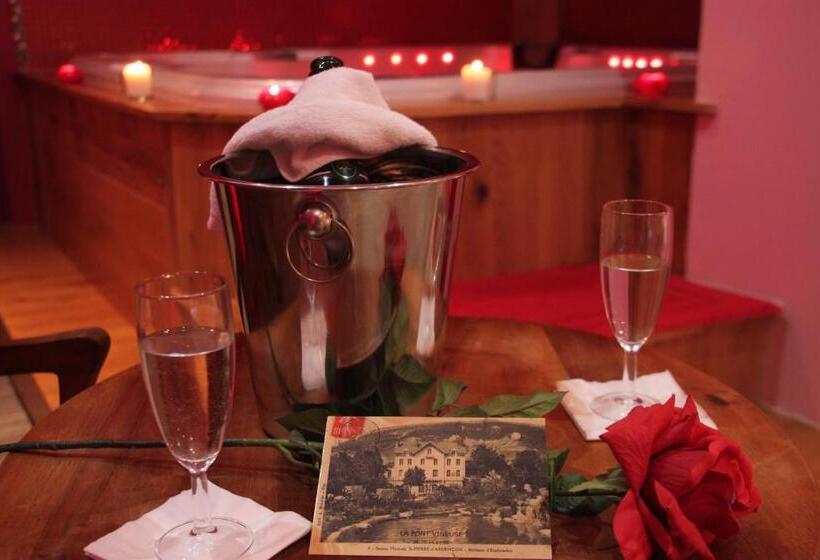 带大床的标准间, La Font Vineuse & Spa