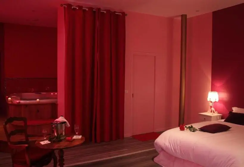 キングサイズベッドのスタンダードルーム, La Font Vineuse & Spa